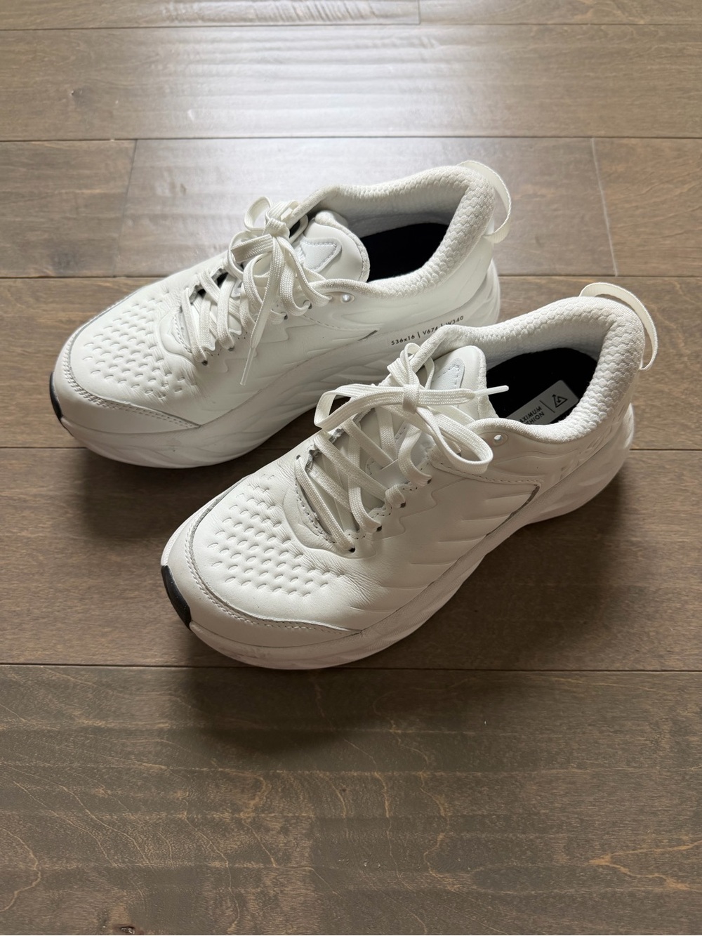 White Women's Athletic Sneakers - Hoka